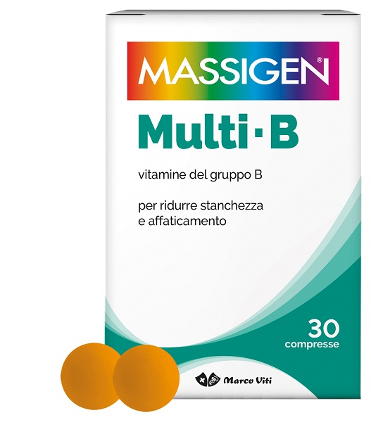 MASSIGEN MULTI B VITAMINE DEL GRUPPO B 30 COMPRESSE RIVESTITA DA 364 MG - doctorpill.it