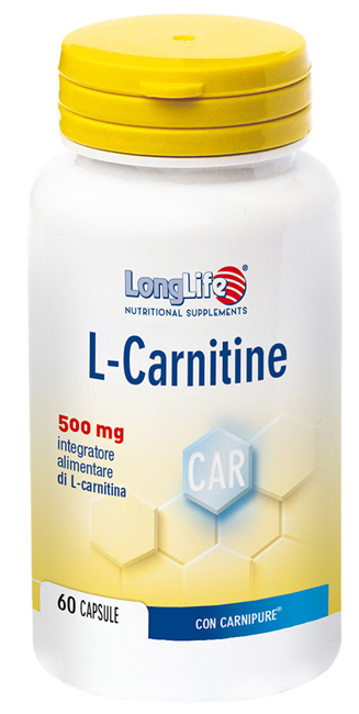 LONGLIFE L-CARNITINE 60 CAPSULE DI GELATINA DA 960 MG - doctorpill.it