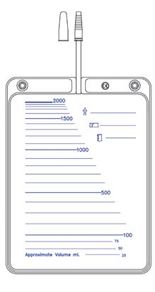 BORSA URINA TUBO 130CM SENZA SCARICO CAPACITA' 2 LITRI 30 PEZZI - doctorpill.it