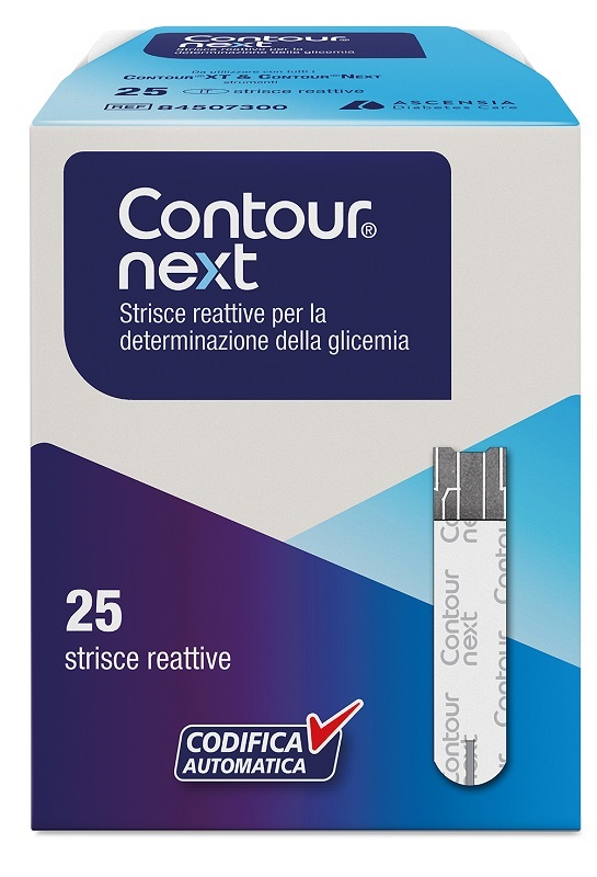 STRISCE MISURAZIONE GLICEMIA CONTOUR NEXT 25 PEZZI - doctorpill.it