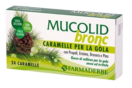 MUCOLID BRONC PROPOLI&PINO 24 CARAMELLE - doctorpill.it