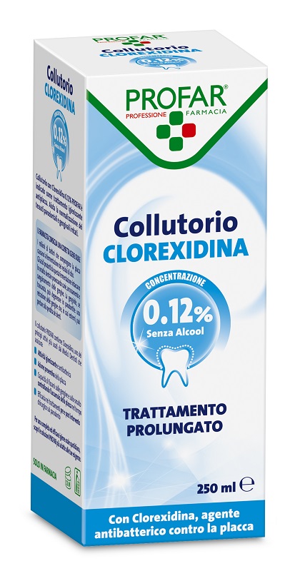 COLLUTORIO CLOREXIDINA 0,12% 250 ML PROFAR - doctorpill.it