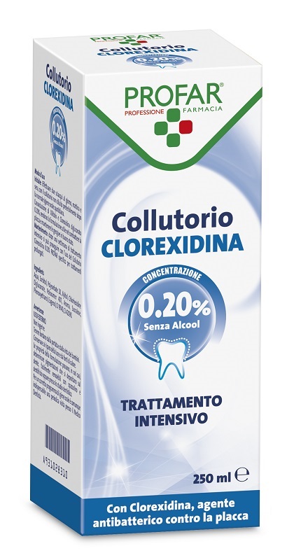COLLUTORIO CLOREXIDINA 0,20% 250 ML PROFAR - doctorpill.it