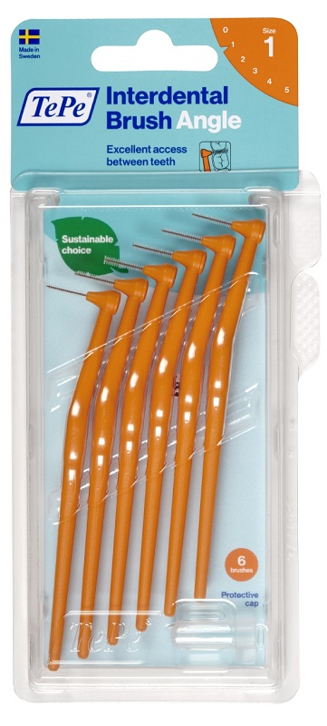 TEPE ANGLE SCOVOLINO ARANCIO 0,45MM 6 PEZZI - doctorpill.it