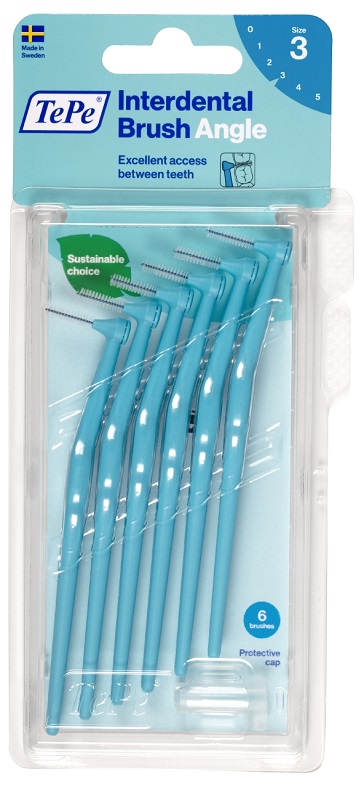 TEPE ANGLE SCOVOLINO BLU 0,6MM 6 PEZZI - doctorpill.it