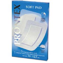 GARZA COMPRESSA PRONTEX SOFT PAD 10X12,5 6 PEZZI (5 TNT + 1 IMPERMEABILE AQUA PAD) - doctorpill.it