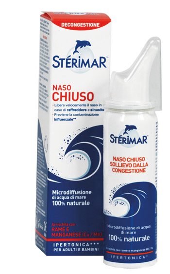 STERIMAR IPERTONICO NASO CHIUSO RAME E MANGANESE SPRAY 50 ML - doctorpill.it