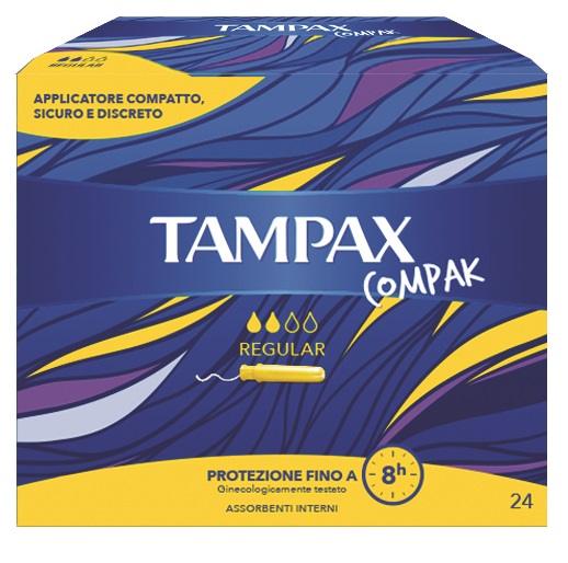 TAMPAX COMPAX REGULAR 24 PEZZI - doctorpill.it