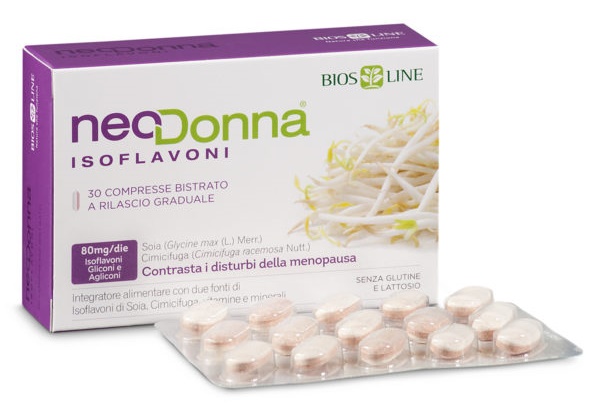 BIOSLINE NEODONNA ISOFLAVONI BISTRATO 30 COMPRESSE - doctorpill.it