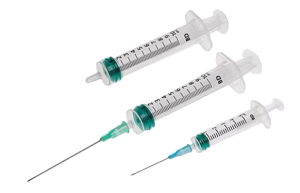 SIRINGA BECTON DICKINSON EMERALD CAPACITA' 5ML 23 GAUGE 11/4 10 PEZZI - doctorpill.it