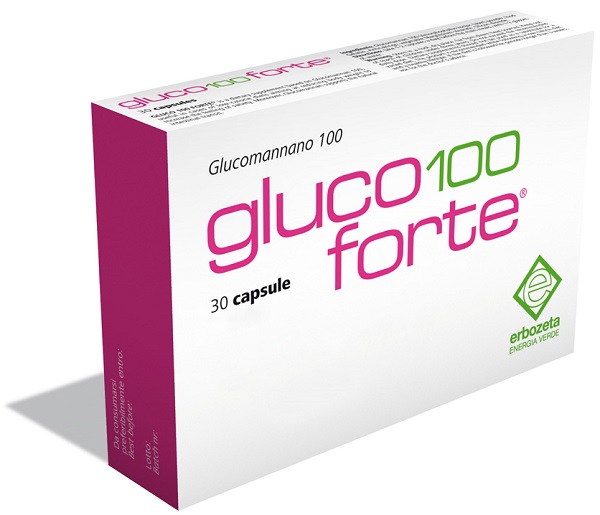 GLUCO 100 FORTE GLUCOMANNANO 100 30 CAPSULE DA 900 MG - doctorpill.it