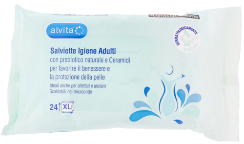 ALVITA SALVIETTE IGIENE ADULTI 24 PEZZI - doctorpill.it