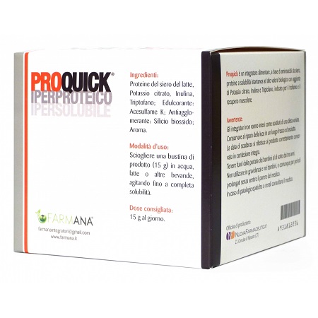 PROQUICK POLVERE INTEGRATORE ALIMENTARE 315G - doctorpill.it