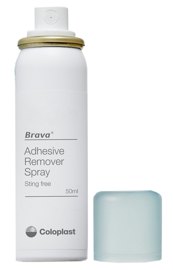 BRAVA SPRAY REMOVER PER DISTACCO DOLCE ADESIVI E DISPOSITIVI PER STOMIA 50 ML - doctorpill.it