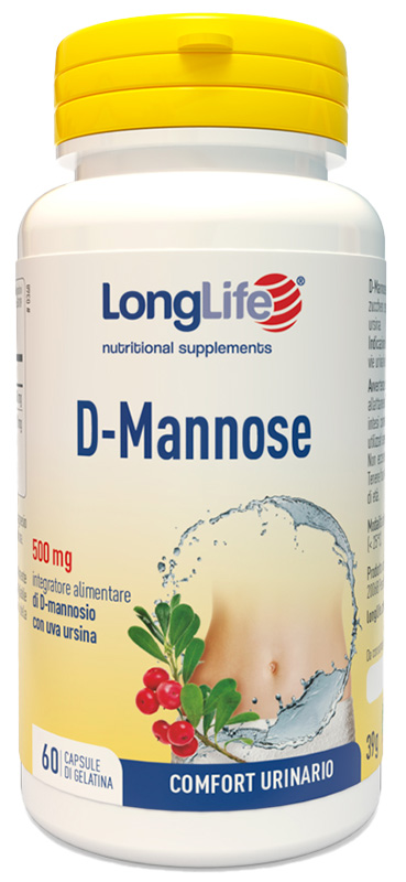LONGLIFE D-MANNOSE 60 CAPSULE - doctorpill.it