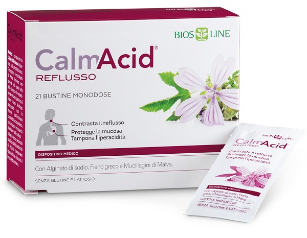 BIOSLINE CALMACID REFLUSSO 21 BUSTINE MONODOSE - doctorpill.it