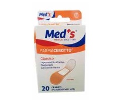 CEROTTO MEDS POLIURETANO IPOALLERGENICO CLASSICO MEDIO 20 PEZZI - doctorpill.it