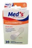 CEROTTO MEDS STRIP DELICATO TESSUTO NON TESSUTO MEDIO 20 PEZZI - doctorpill.it