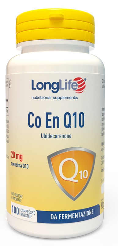 LONGLIFE CO EN Q10 20MG 100 COMPRESSE RIVESTITE - doctorpill.it