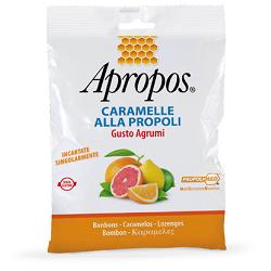 APROPOS CARAMELLE ALLA PROPOLI GUSTO AGRUMI 50 G - doctorpill.it