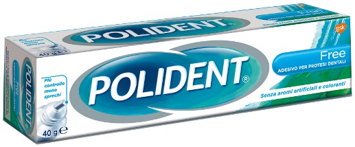 POLIDENT FREE ADESIVO PER PROTESI DENTARIA 40 G - doctorpill.it