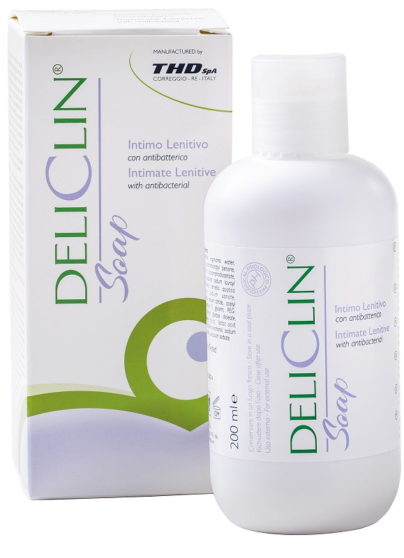 DELICLIN SOAP DETERGENTE INTIMO LENITIVO CON ANTIBATTERICO 200 ML - doctorpill.it