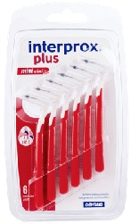 INTERPROX PLUS MINICONICO ROSSO 6 PEZZI - doctorpill.it