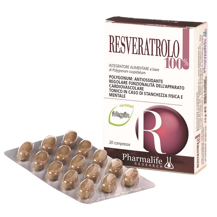 RESVERATROLO 100% 30 COMPRESSE - doctorpill.it
