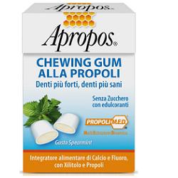 APROPOS CHEWINGUM PROPOLI 25 G - doctorpill.it