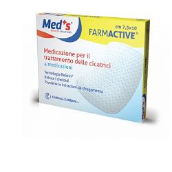 CEROTTO FARMACTIVE CICATRICI 7,5X10 CM 4 PEZZI - doctorpill.it