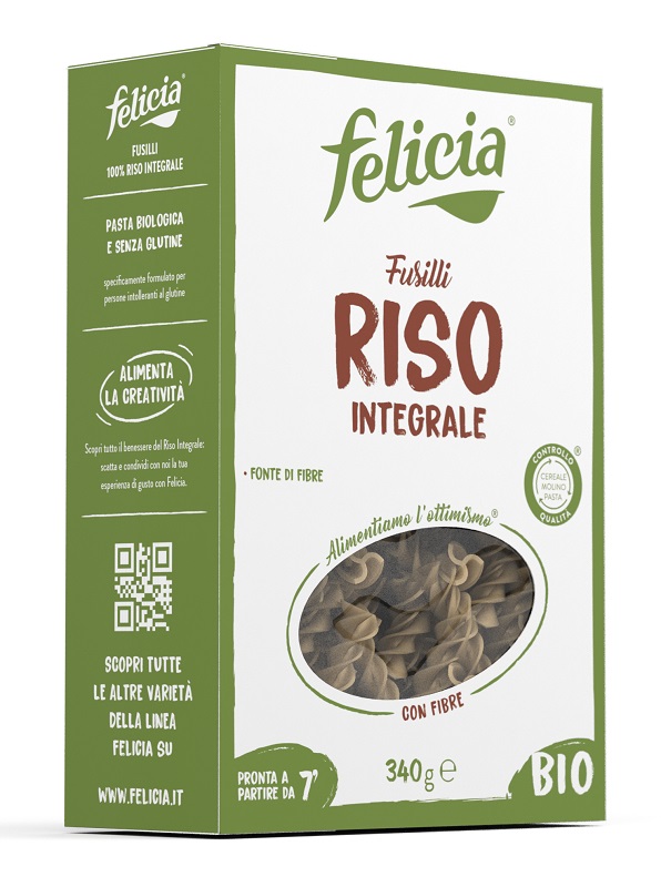 FELICIA BIO RISO INTEGRALE FUSILLI 340 G - doctorpill.it