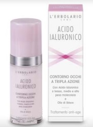 ACIDO IALURONICO CONTORNO OCCHI A TRIPLA AZIONE TRATTAMENTO ANTIAGE 30 ML - doctorpill.it