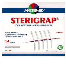 CEROTTO PER SUTURA MASTER-AID STERIGRAP 7,5X0,6 12 PEZZI - doctorpill.it
