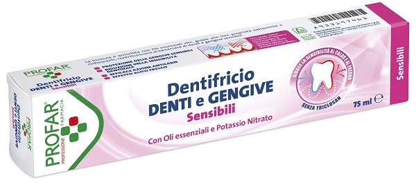 DENTIFRICIO DENTI E GENGIVE SENSIBILI 75 ML PROFAR - doctorpill.it