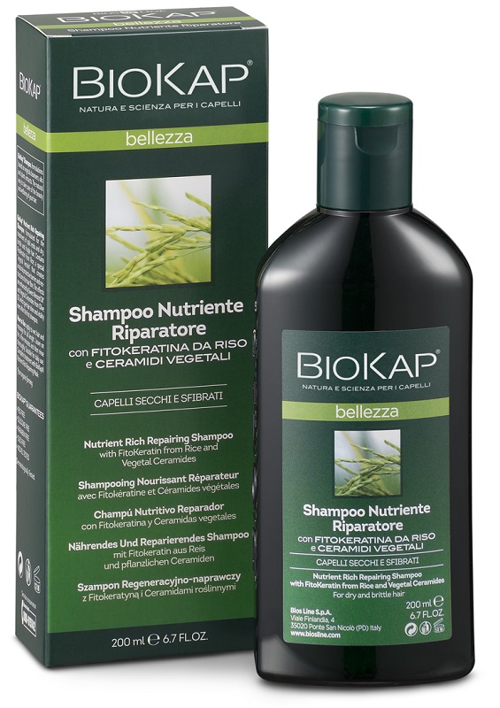 BIOKAP BELLEZZA SHAMPOO NUTRIENTE/RIPARATORE 200 ML BIOSLINE - doctorpill.it