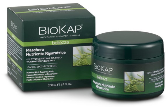 BIOKAP BELLEZZA MASCHERA NUTRIENTE/RIPARATRICE 200 ML BIOSLINE - doctorpill.it