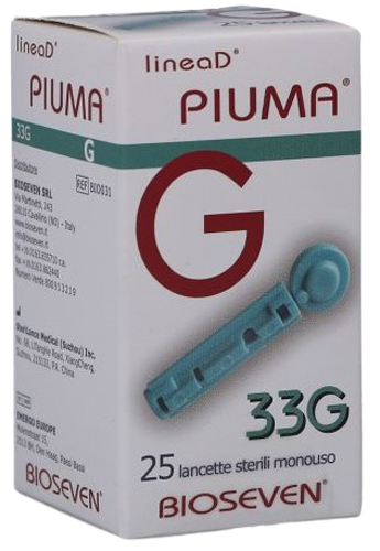 LANCETTE PUNGIDITO LINEA D PIUMA GAUGE 33 25 PEZZI - doctorpill.it