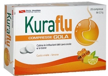 KURAFLU GOLA LIMONE/MIELE 20 COMPRESSE - doctorpill.it