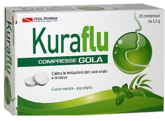 KURAFLU GOLA EUCALIPTO 20 COMPRESSE 1,5 G - doctorpill.it