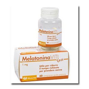 MELATONINA VITI FAST 1MG 60 COMPRESSE GUSTO ARANCIA - doctorpill.it