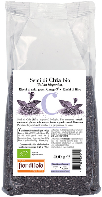 SEMI DI CHIA BIO 400 G - doctorpill.it