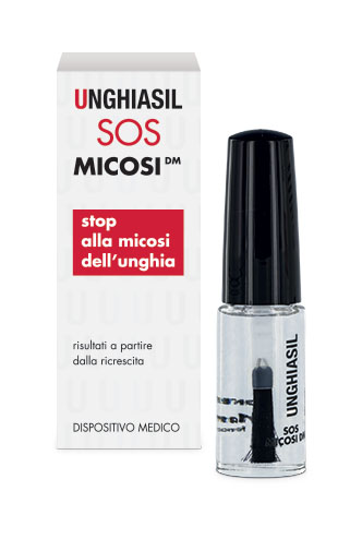 ANTIMICOTICO UNGHIASIL SOS MICOSI IN FLACONE DI VETRO 5 ML CON PENNELLO APPLICATORE + ASTUCCIO - doctorpill.it