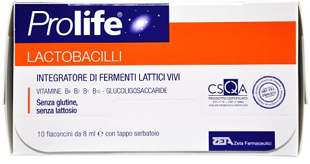PROLIFE LACTOBACILLI 10 FLACONCINI 8 ML - doctorpill.it
