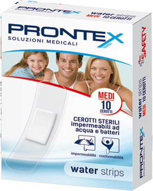 CEROTTO PRONTEX WATER STRIPS MEDIO 10 PEZZI - doctorpill.it