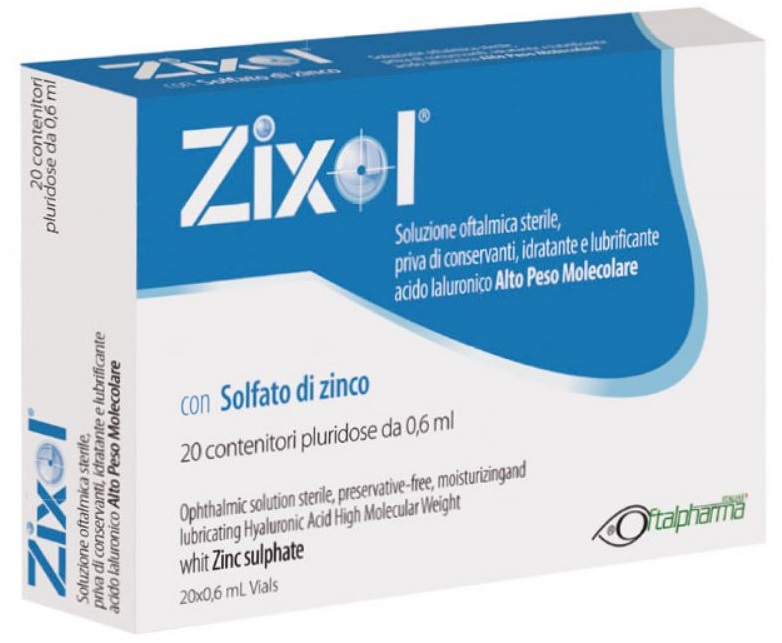 GOCCE OCULARI ZIXOL 20 FLACONCINI 0,6 ML - doctorpill.it