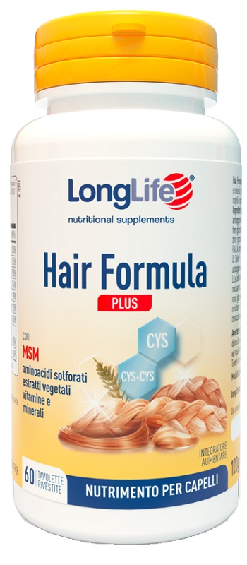 LONGLIFE HAIR FORMULA PLUS 60 TAVOLETTE - doctorpill.it