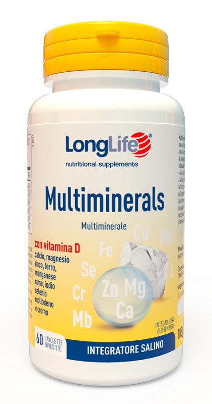LONGLIFE MULTIMINERALS 60 TAVOLETTE RIVESTITE - doctorpill.it