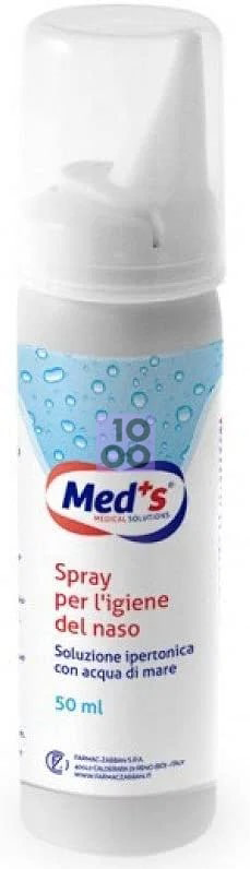 SPRAY MEDS IPERTONICO ACQUA NASO 50 ML - doctorpill.it