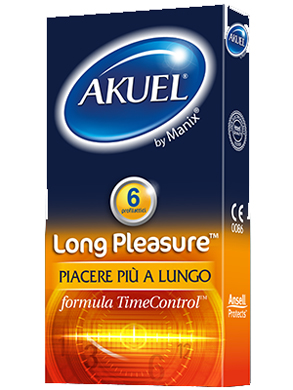 PROFILATTICO ANSELL AKUEL BY MANIX LONG PLEASURE B 6 PEZZI - doctorpill.it