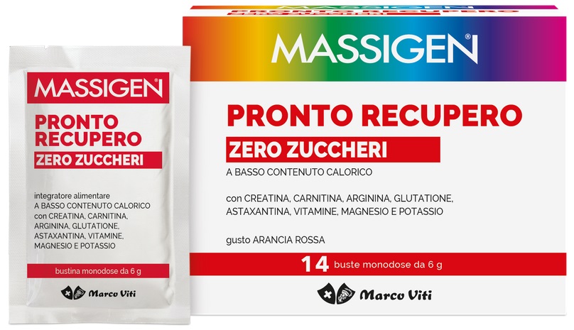 MASSIGEN PRONTO RECUPERO ZERO ZUCCHERI 14 BUSTINE - doctorpill.it